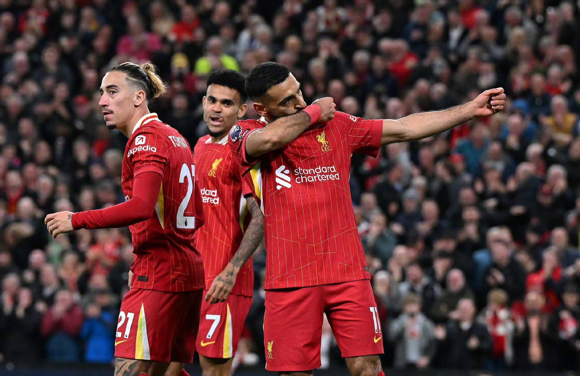 利物浦绝对强大,布莱顿再次沦陷 利物浦绝对强大,布莱顿再次沦陷